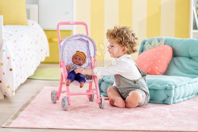 Kočíky od 18 mesiacov - Športový kočík so sklápacou strieškou Flowered Stroller Corolle - 9