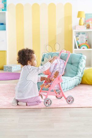 Kočíky od 18 mesiacov - Športový kočík so sklápacou strieškou Flowered Stroller Corolle - 14