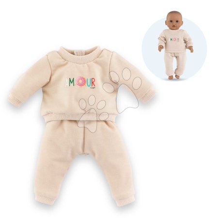 Puppenbekleidung | Seite 3 - Beiger Trainingsanzug für die Puppe Mon Premier Poupon Corolle_1
