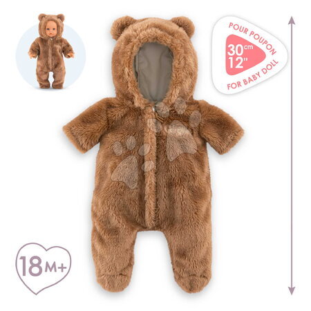 Oblečení pro panenky - Kombinéza pro panenku Bunting Brown Bear Mon Premier Poupon Corolle - 3