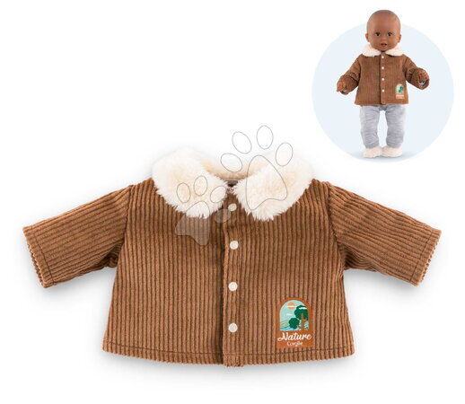 Oblečení pro panenky - Dětská bunda pro panenku Velvet Jacket Little Explorer Mon Premier Poupon Corolle - 1