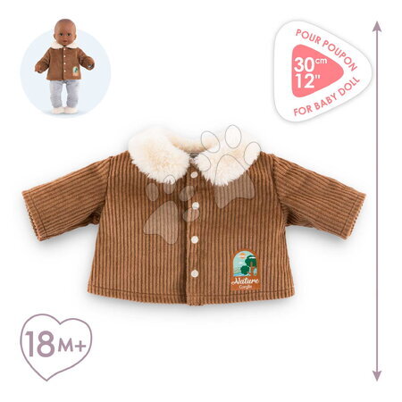 Oblečení pro panenky - Dětská bunda pro panenku Velvet Jacket Little Explorer Mon Premier Poupon Corolle - 4
