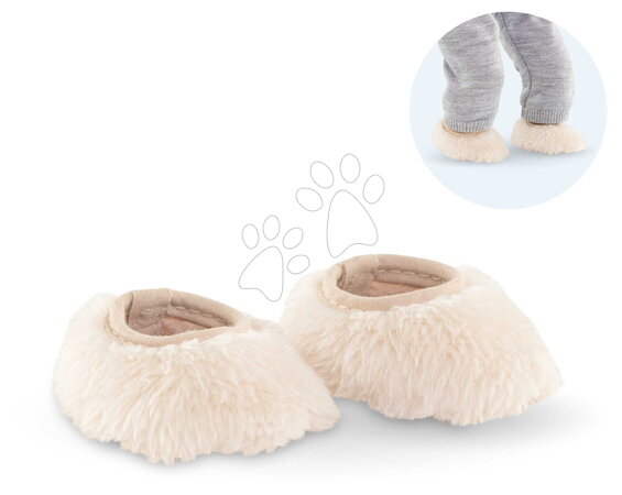 Oblečení pro panenky - Bačkůrky pro panenku Slippers Shepard Mon Premier Poupon Corolle - 1