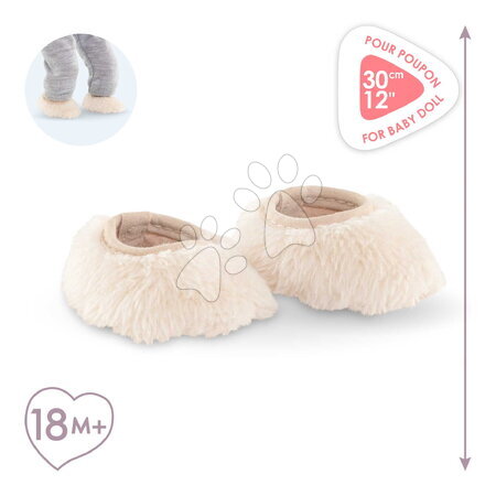 Oblečení pro panenky - Bačkůrky pro panenku Slippers Shepard Mon Premier Poupon Corolle - 3