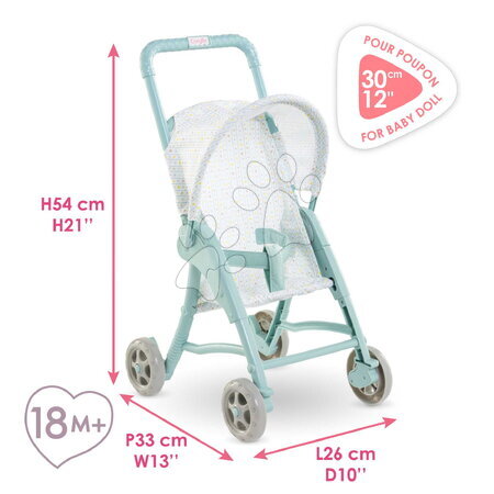 Kočárky pro panenky - Sportovní kočárek pro panenku Stroller Stars Corolle - 4