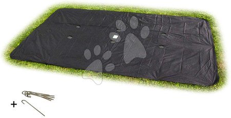 Jucării și jocuri pentru grădină - Prelată Weather Cover Ground Level trampoline rectangular 427 Exit Toys 