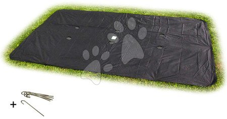 Jucării și jocuri pentru grădină - Prelată Weather Cover Ground Level trampoline rectangular 458 Exit Toys 