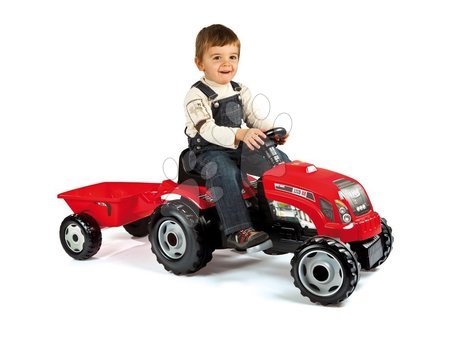 Dětská šlapací vozidla - Šlapací traktor Rx Bull Turbo Injection Smoby - 1