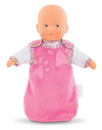 Puppen ab 18 Monaten - Puppe Mini Calin Good Night Corolle mit blauen Augen Pyjama und Schlafsack 20 cm ab 18 Monaten_1