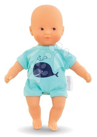 Igrače dojenčki od 18. meseca - Dojenček Mini Bath Blue Corolle