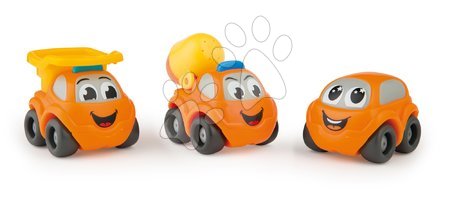 Mașinuțe și simulatoare - Set 3 utilaje de construcţii cu maşinuţă Vroom Planet Smoby_1