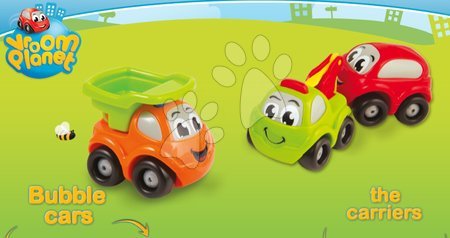 Garáže  - Sada 8 autíček Vroom Planet Smoby - 7