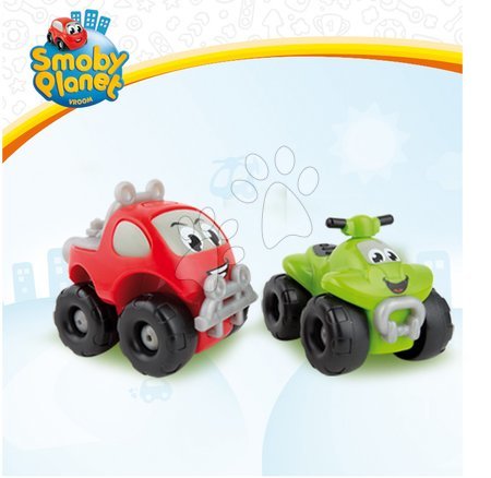 Játékautók  - Játék terepjáró autó és négykerekű Vroom Planet Smoby - 5