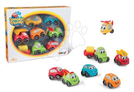 Smoby Vroom Planet - Avtomobilčki Vroom Planet Collector box Smoby