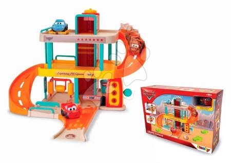 Garages - Garage à étages avec voiture Vroom Planet Cars Smoby - 7