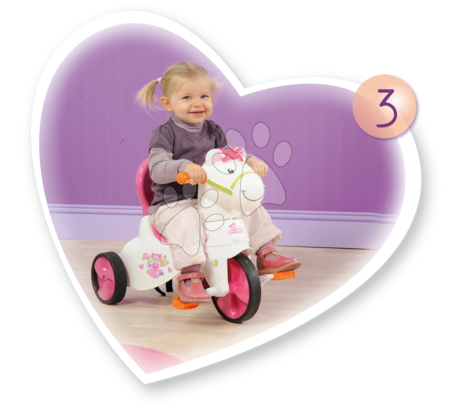 Tříkolky od 10 měsíců - Minikiss Tipony Smoby - 4