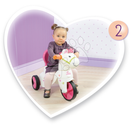 Tříkolky od 10 měsíců - Minikiss Tipony Smoby - 3