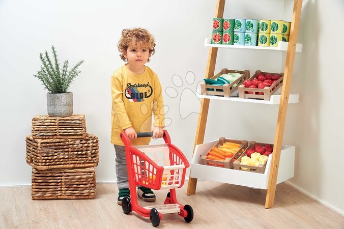 Kinderläden - Kasse mit dem Einkaufswagen  100% Chef Ecoiffier - 5