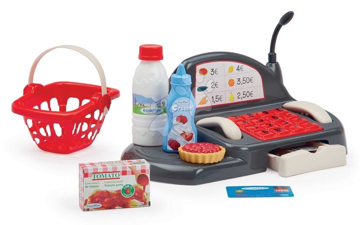 Kinderläden - Kasse mit dem Einkaufswagen  100% Chef Ecoiffier - 11