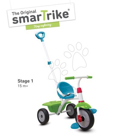 Tříkolky od 15 měsíců - Tříkolka Fun 2v1 smarTrike - 1