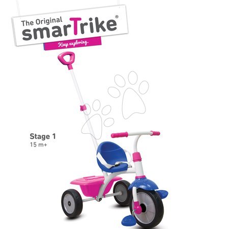Tříkolky od 15 měsíců - Tříkolka Fun 2v1 smarTrike - 1