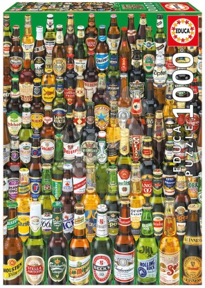 Puzzle 1000 dielne - Puzzle Beers Educa