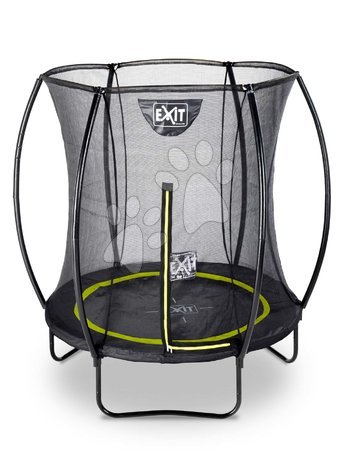 Trambuline - Trambulină cu plasă de siguranță Silhouette trampoline Black Exit Toys _1