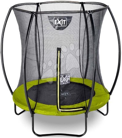 Trampoline mit Sicherheitsnetz - EXIT Silhouette Trampolin ø183cm - grün_1