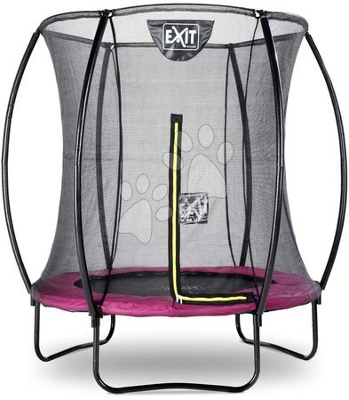 Trambuline - Trambulină cu plasă de siguranță Silhouette trampoline Pink Exit Toys 