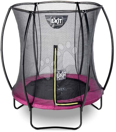 Trambuline - Trambulină cu plasă de siguranță Silhouette trampoline Pink Exit Toys _1