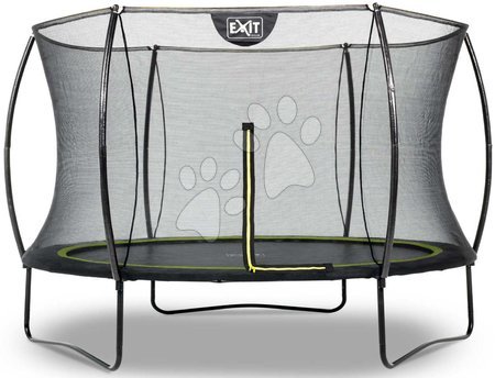 Trampoline mit Sicherheitsnetz - EXIT Silhouette Trampolin ø305cm - schwarz