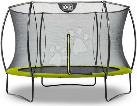 Trampoline mit Sicherheitsnetz - EXIT Silhouette Trampolin ø305cm - grün