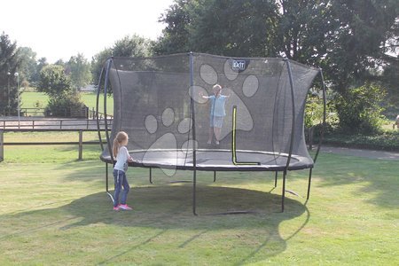 Hračky a hry na zahradu - Trampolína s ochrannou sítí Silhouette trampoline Black Exit Toys _1