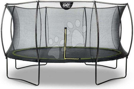 Trampolíny s ochrannou sítí - Trampolína s ochrannou sítí Silhouette trampoline Black Exit Toys 