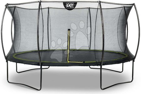 Trampoline mit Sicherheitsnetz - EXIT Silhouette Trampolin ø427cm - schwarz