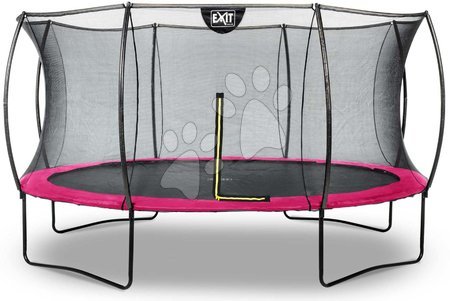 Trambuline - Trambulină cu plasă de siguranță Silhouette trampoline Pink Exit Toys 