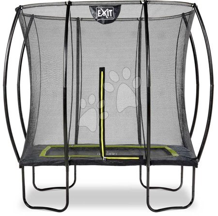 Trampoline mit Sicherheitsnetz - EXIT Silhouette Trampolin 153x214cm - schwarz