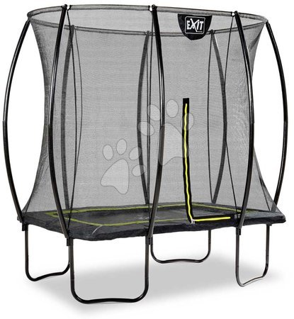 Jucării și jocuri pentru grădină - Trambulină cu plasă de siguranță Silhouette trampoline Black Exit Toys _1