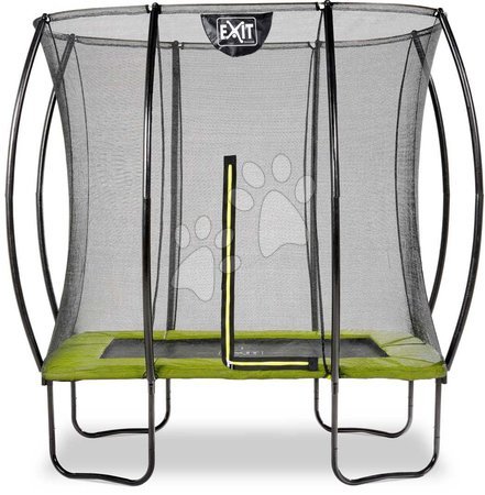 Trampoline mit Sicherheitsnetz - EXIT Silhouette Trampolin 153x214cm - grün