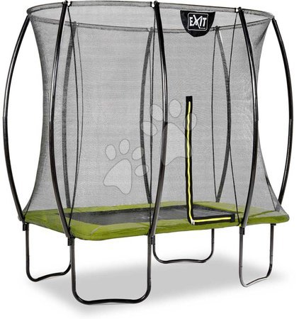 Jucării și jocuri pentru grădină - Trambulină cu plasă de siguranță Silhouette trampoline Green Exit Toys _1