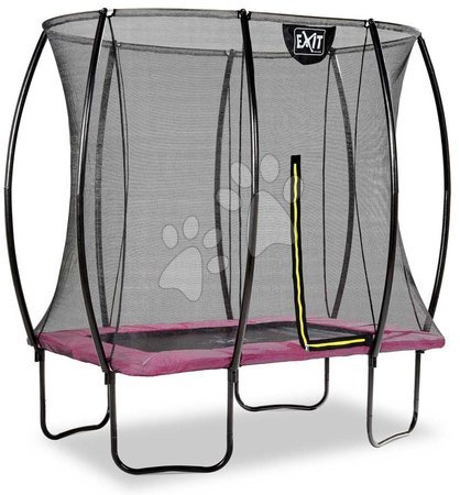 Trampolíny s ochrannou sítí - Trampolína s ochrannou sítí Silhouette trampoline Pink Exit Toys_1