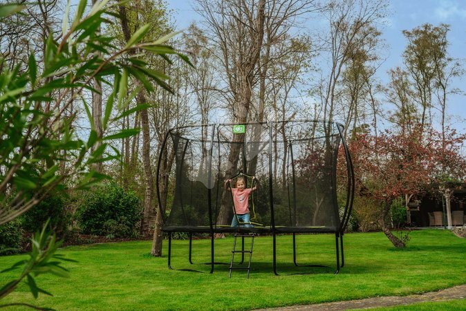 Trampolini z zaščitno mrežo - Trampolin z zaščitno mrežo Silhouette trampoline Exit Toys  - 8