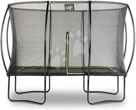 Trampoline mit Sicherheitsnetz - EXIT Silhouette Trampolin 214x305cm - schwarz