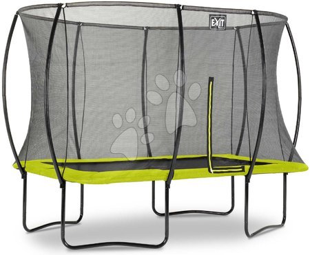 Trampoline mit Sicherheitsnetz - EXIT Silhouette Trampolin 214x305cm - grün_1