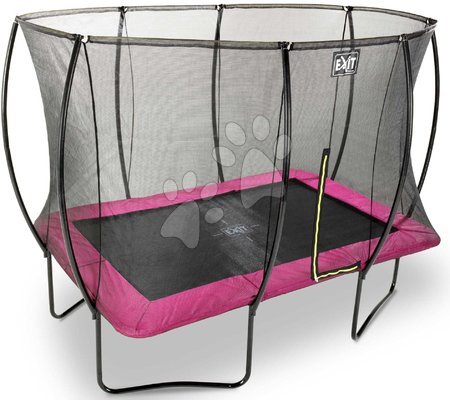 Trampolíny s ochrannou sítí - Trampolína s ochrannou sítí Silhouette trampoline Pink Exit Toys  - 2