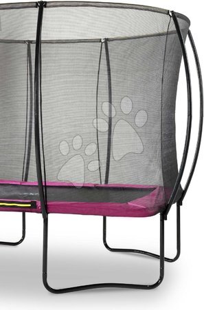 Trampolíny s ochrannou sítí - Trampolína s ochrannou sítí Silhouette trampoline Pink Exit Toys  - 4
