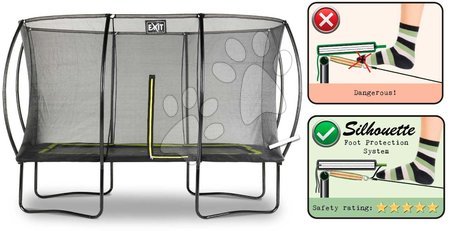 Trampolini z zaščitno mrežo - Trampolin z zaščitno mrežo Silhouette trampoline Exit Toys  - 3