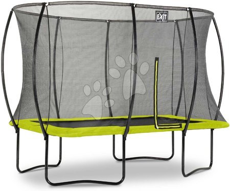 Trambuline - Trambulină cu plasă de siguranță Silhouette trampoline Green Exit Toys _1