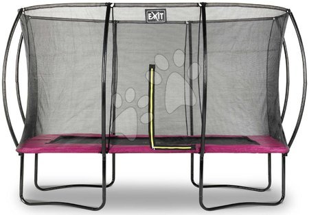 Trampolíny s ochrannou sítí - Trampolína s ochrannou sítí Silhouette trampoline Pink Exit Toys