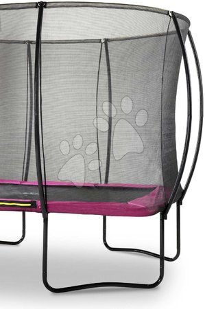Trampoliny z siatką ochronną - Trampolina z siatką ochronną Silhouette trampoline Pink Exit Toys  - 4
